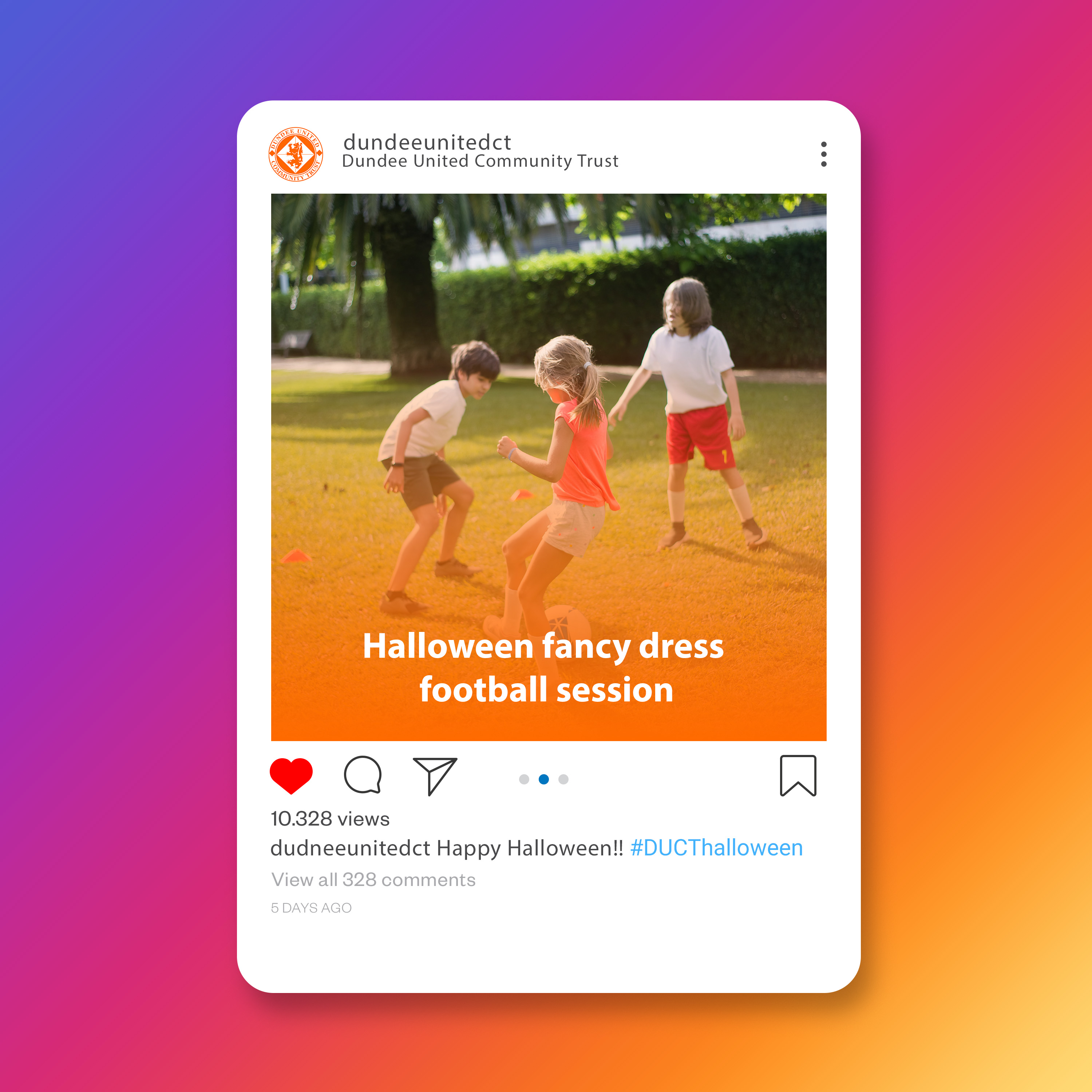 Social Media content creation for DUCT Instagram channel.